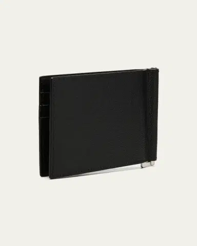 Saint Laurent Men's YSL Leather Wallet w/ Money Clip | Thumbnail 2