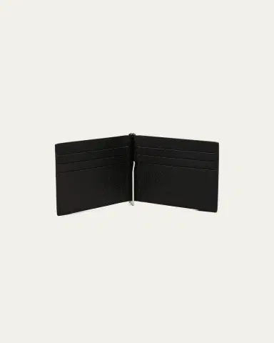 Saint Laurent Men's YSL Leather Wallet w/ Money Clip | Thumbnail 3