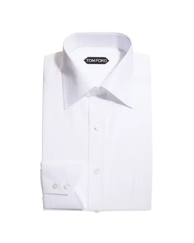 Men's Solid Cotton Dress Shirt