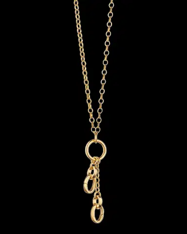 Monica Rich Kosann 18K Yellow Gold Charm Enhancer Chain Necklace, 18" | Thumbnail 2