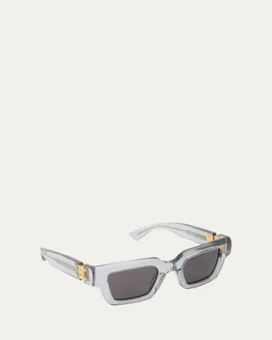 Bottega Veneta Men's Square Acetate Sunglasses | Thumbnail 2 Bottega Veneta Men's Square Acetate Sunglasses | Thumbnail 2
