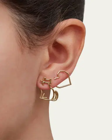 Aliita Corazon Puro Heart Earrings | Thumbnail 2