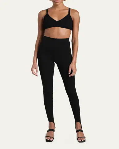 LESET Rio High-Rise Slim Stirrup Pants | Thumbnail 2