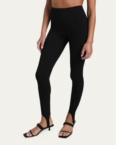 LESET Rio High-Rise Slim Stirrup Pants | Thumbnail 4