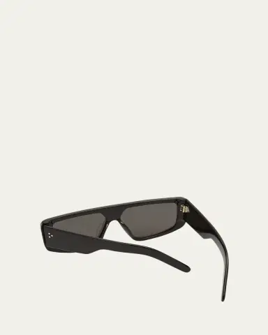 Rick Owens Men's Performa Flat-Top Shield Sunglasses | Thumbnail 3