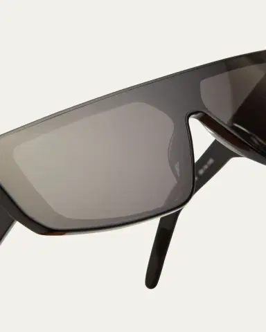 Rick Owens Men's Performa Flat-Top Shield Sunglasses | Thumbnail 5