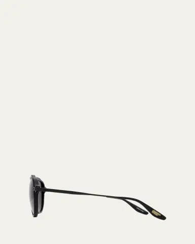 Barton Perreira Men's Avtak Tonal Square Sunglasses | Thumbnail 2