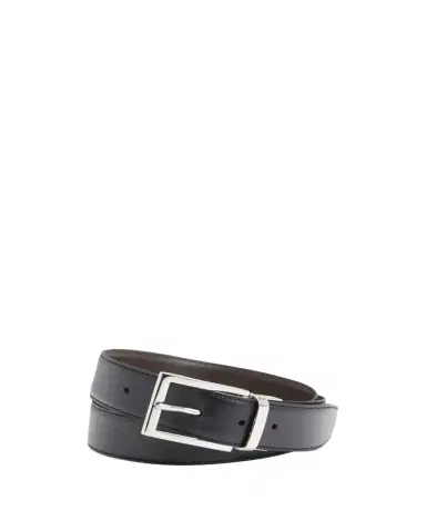 ZEGNA Men's Reversible Adjustable Leather Belt | Thumbnail 1 ZEGNA Men's Reversible Adjustable Leather Belt | Thumbnail 1