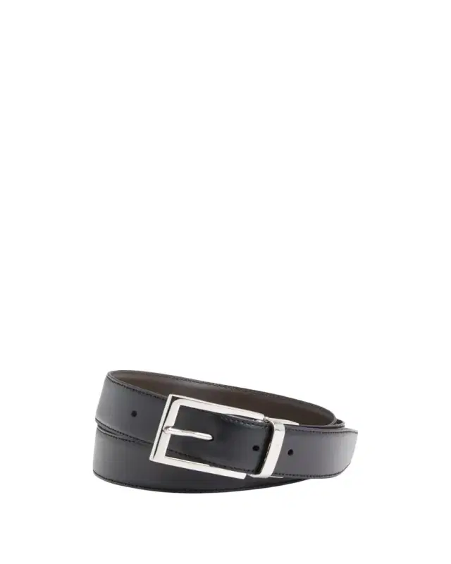 Men's Reversible Adjustable Leather Belt