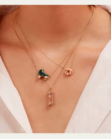 Aliita Donut with Sprinkles Necklace | Thumbnail 2 Aliita Donut with Sprinkles Necklace | Thumbnail 2