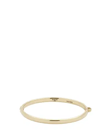 Hoorsenbuhs 18K Yellow Gold Tri-Link Bangle Bracelet, 6mm | Thumbnail 1