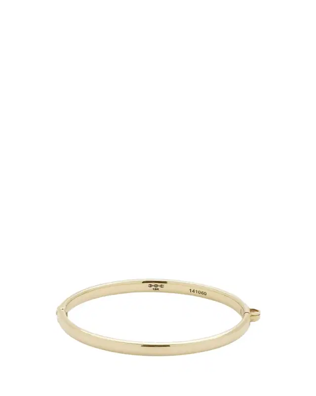 Hoorsenbuhs 18K Yellow Gold Tri-Link Bangle Bracelet, 6mm