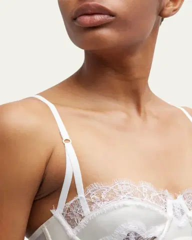 Kiki de Montparnasse Sensuel Lace-Trim Underwire Balconette Bra | Thumbnail 5 Kiki de Montparnasse Sensuel Lace-Trim Underwire Balconette Bra | Thumbnail 5