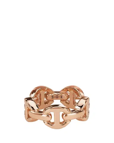 Hoorsenbuhs 18K Rose Gold Dame Tri-Link Ring | Thumbnail 1