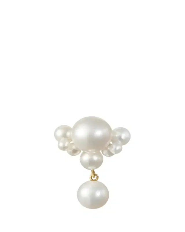 Sophie Bille Brahe Grand Chambre de Perle Freshwater Pearl Earring in 14K Yellow Gold, Single