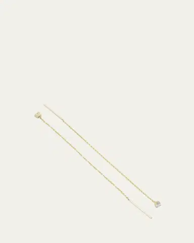 Lizzie Mandler Fine Jewelry Round Diamond Floating Threader Earrings | Thumbnail 4 Lizzie Mandler Fine Jewelry Round Diamond Floating Threader Earrings | Thumbnail 4