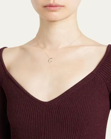 Sydney Evan 14K Gold Diamond Pavé In Flight Butterfly Necklace | Thumbnail 2 Sydney Evan 14K Gold Diamond Pavé In Flight Butterfly Necklace | Thumbnail 2