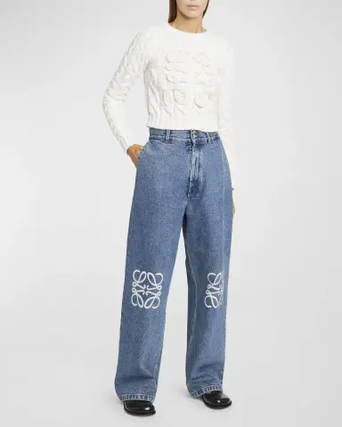 Loewe Anagram Baggy Jeans | Thumbnail 3