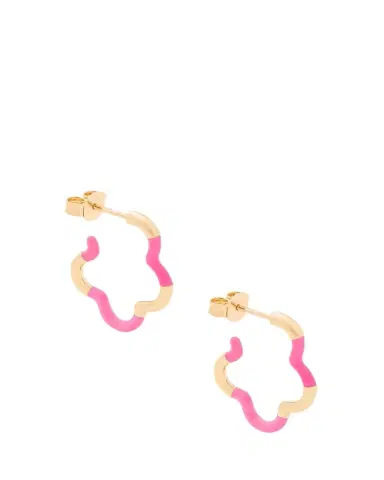Bea Bongiasca Bubble Gum Pink Enamel Mini Earrings | Thumbnail 1
