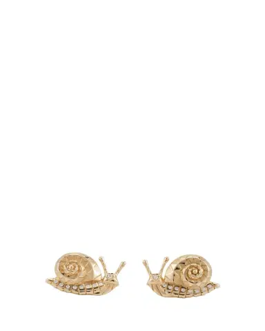 Harwell Godfrey Snail Stud Earrings with Diamonds | Thumbnail 1 Harwell Godfrey Snail Stud Earrings with Diamonds | Thumbnail 1
