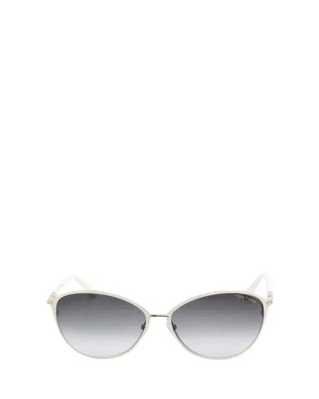 TOM FORD Penelope Gradient Acetate & Metal Round Sunglasses