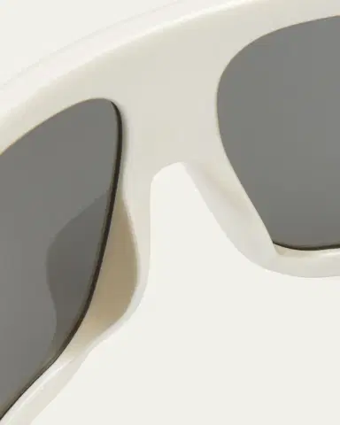 Rick Owens Men's Davis Wrap Sunglasses | Thumbnail 4 Rick Owens Men's Davis Wrap Sunglasses | Thumbnail 4