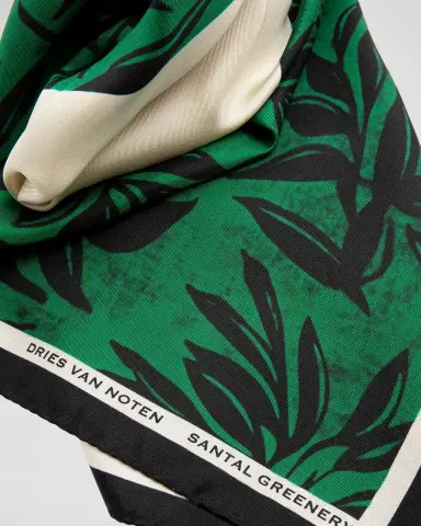 Dries Van Noten Santal Greenery Foulard | Thumbnail 1