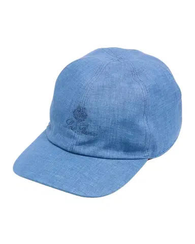 Loro Piana Men 's Linen 6-Panel Baseball Hat | Thumbnail 2