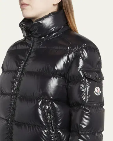Moncler Maire Shiny Puffer Jacket with Removable Hood | Thumbnail 10