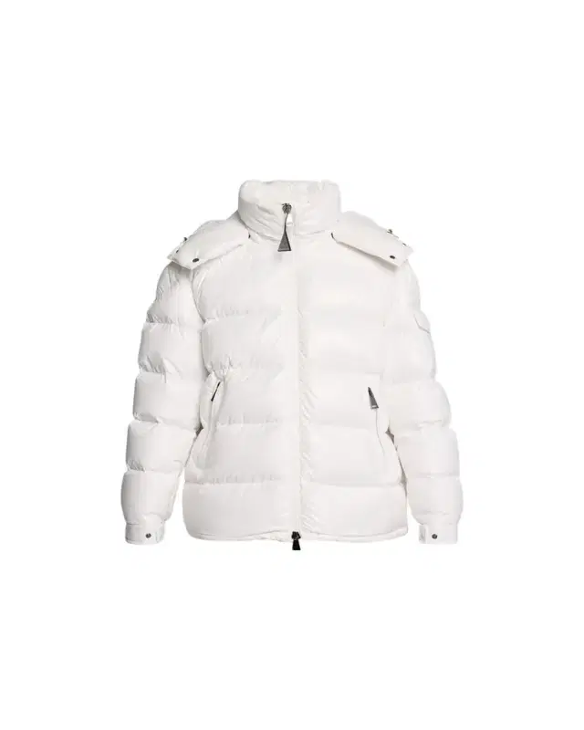 Maire Shiny Puffer Jacket with Removable Hood