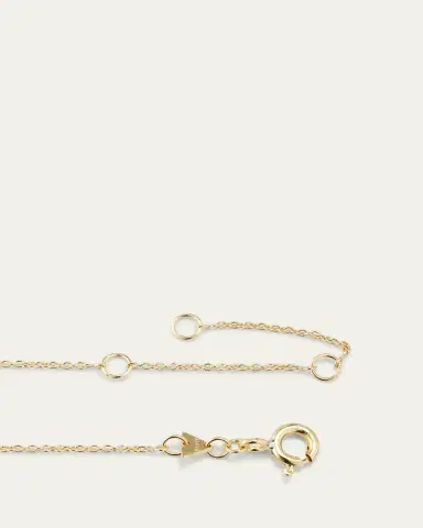 Aliita 9k Yellow Gold Martini Esmeralda Necklace | Thumbnail 4