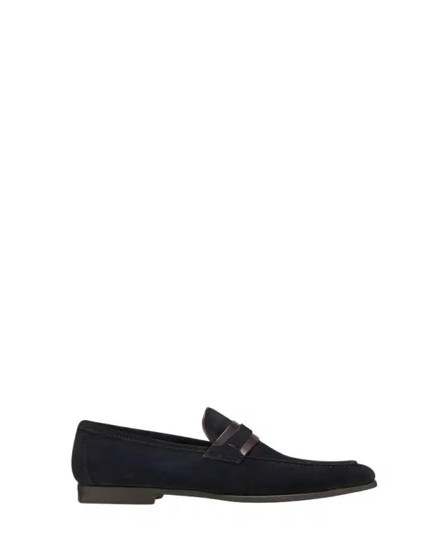 Magnanni Men's Daniel Suede Penny Loafers