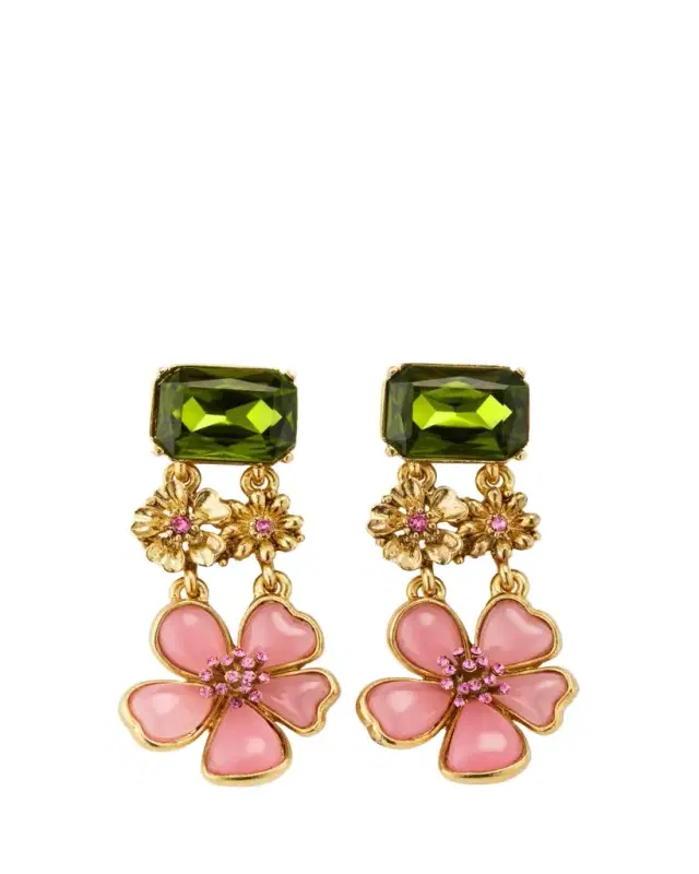 Cloudy Resin Layered Earrings