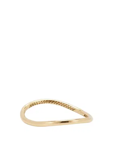 FARAONE MENNELLA by R.F.M.A.S. 18K Yellow Gold Plain Wave Bracelet | Thumbnail 1