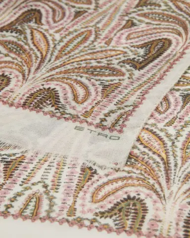 Etro Print Cashmere-Wool Scarf | Thumbnail 4