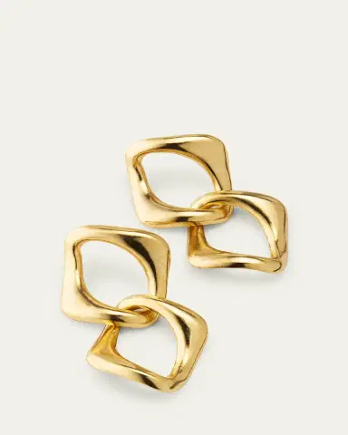 Oscar de la Renta Chain Link Earrings | Thumbnail 3