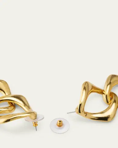 Oscar de la Renta Chain Link Earrings | Thumbnail 4