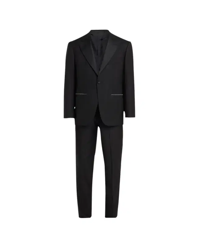 Men's 150s Wool Grosgrain Tuxedo