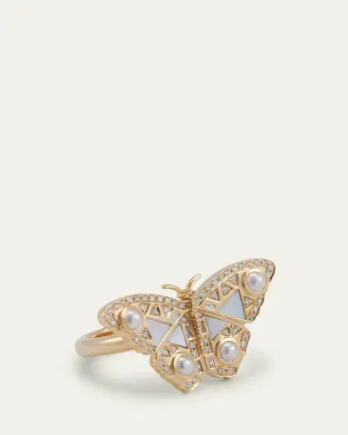 Harwell Godfrey Mini Butterfly Statement Ring | Thumbnail 3 Harwell Godfrey Mini Butterfly Statement Ring | Thumbnail 3