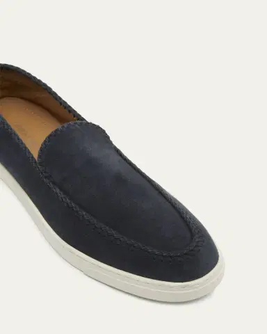 Giorgio Armani Men's Suede Sneaker-Sole Loafers | Thumbnail 5 Giorgio Armani Men's Suede Sneaker-Sole Loafers | Thumbnail 5