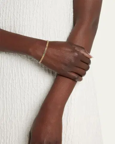 Sydney Evan 14k Yellow Gold Marquise Evil Eye Tennis Bracelet | Thumbnail 2 Sydney Evan 14k Yellow Gold Marquise Evil Eye Tennis Bracelet | Thumbnail 2