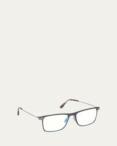 TOM FORD Men's T-Hinge Metal Square Sunglasses | Thumbnail 2