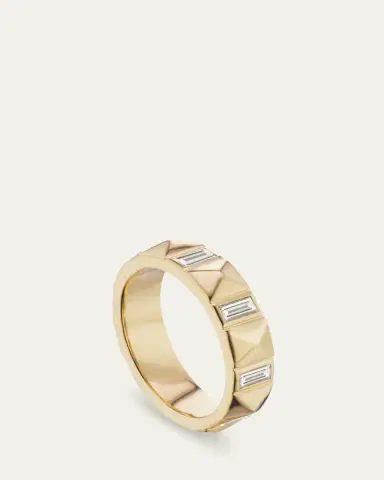 Harwell Godfrey 18K Diamond Pyramid Baguette Band | Thumbnail 2