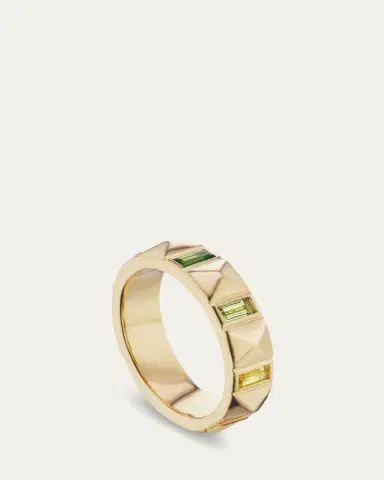 Harwell Godfrey 18K Rainbow Pyramid Baguette Band | Thumbnail 2