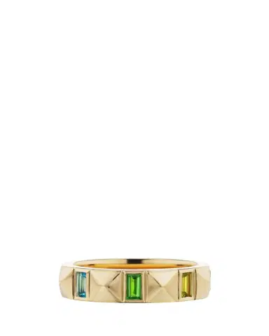 Harwell Godfrey 18K Rainbow Pyramid Baguette Band | Thumbnail 1