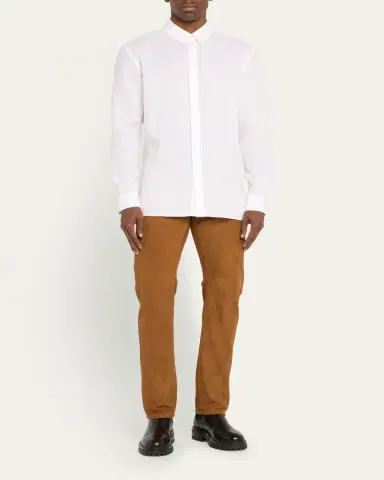 Gabriela Hearst Men's Nicolas Linen Sport Shirt | Thumbnail 2