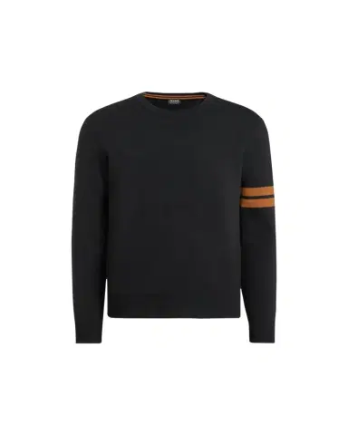ZEGNA Men's Signifier Stripe Crewneck Sweater | Thumbnail 1