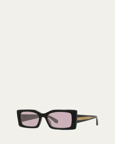 Stella McCartney Acetate Rectangle Sunglasses | Thumbnail 2