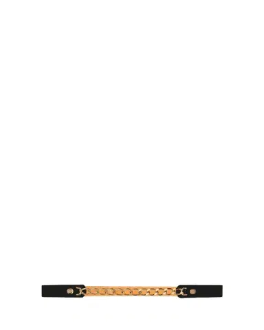 Vaincourt Paris La Precieuse Brass Chain & Smooth Leather Belt | Thumbnail 1