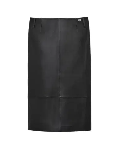 Marc Jacobs Leather Slim Pencil Midi Skirt | Thumbnail 1 Marc Jacobs Leather Slim Pencil Midi Skirt | Thumbnail 1